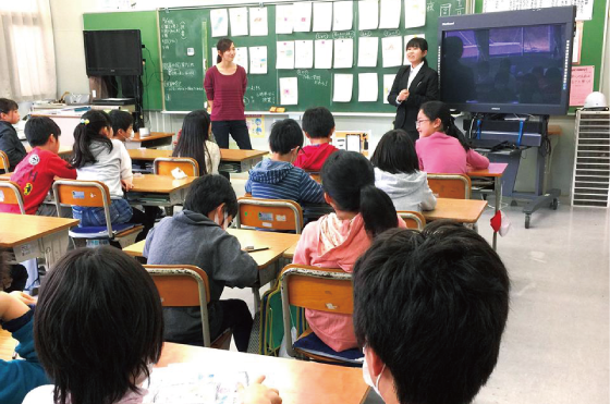 4年生の教室の様子